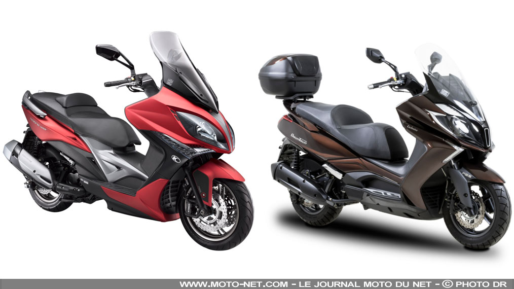 Kymco Xciting 400 et Downtown 125/350 Euro4