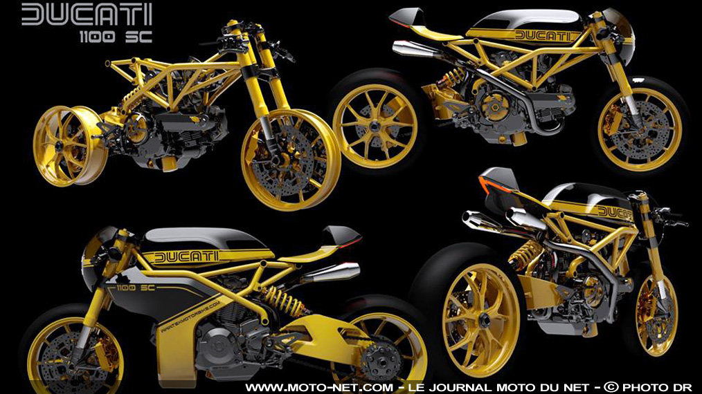 Ducati 1100 SC de Texdesign : en attendant le(s) Scrambler 1100