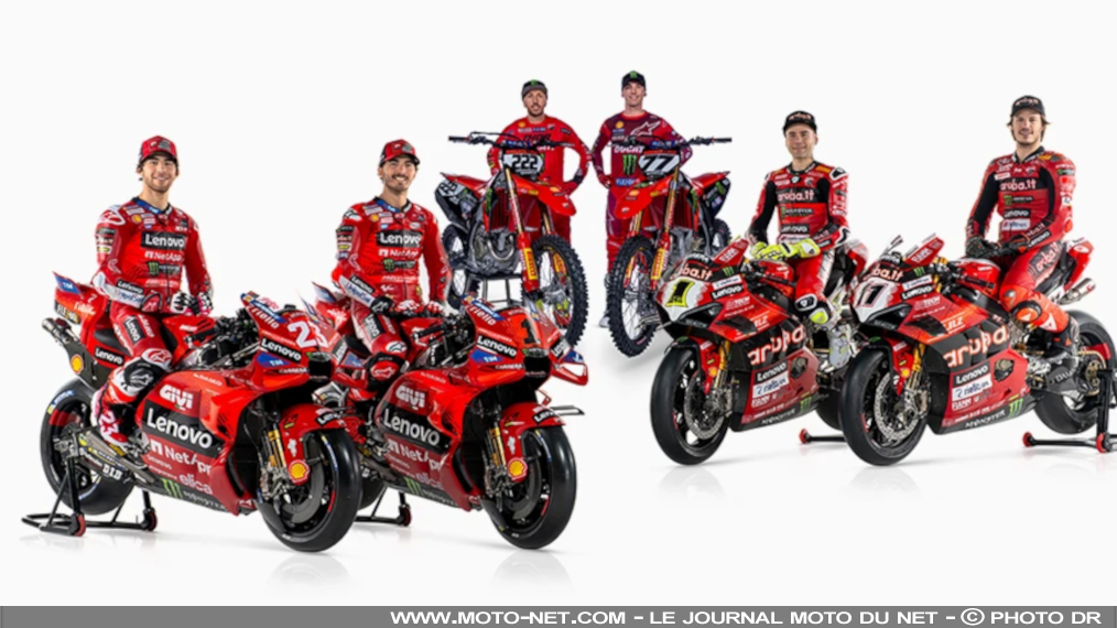 Les motos de course Ducati 2024 incluent l'inédite Desmo450 MX !