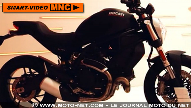 Nouveau Ducati Monster 797 : smart-video MNC