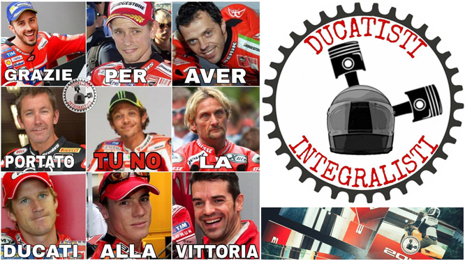 Humour grinçant : les Ducatistes italiens se gaussent de Rossi