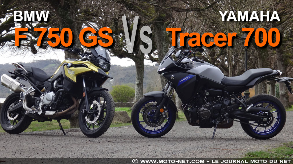 Duel F750 GS Vs Tracer 700 : petits trails, grandes motos routières ?