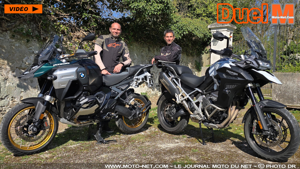 Duel maxitrails : R1300GS Adventure Vs Tiger 1200 GT Explorer

BMW remodèle entièrement sa R 1300 GS Adventure pour 2025, rendant son best-seller plus performant, sophistiqué, imposant, lourd et cher ! Or un autre ''maxi-maxitrail'' GT propose un réservoir de 30 litres, un 3-cylindres puissant, une transmission par cardan, un équipement complet et de série : la Triumph Tiger 1200 GT Explorer. Duel !
