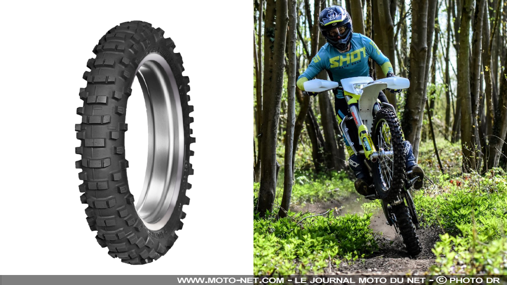 Nouveau pneu arrière enduro Dunlop Geomax EN91 EX