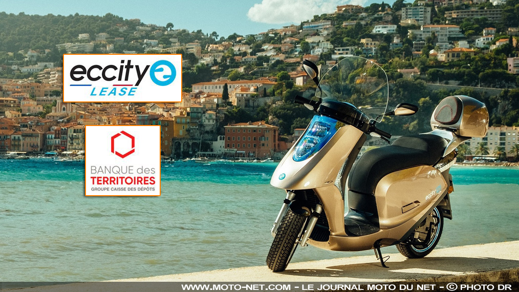 Le scooter électrique Eccity 125 en LLD, soutenu par la Banque des Territoires