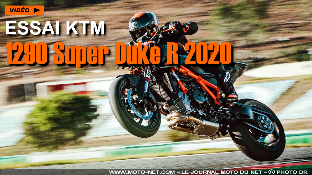 Essai vidéo KTM 1290 Super Duke R 2020
