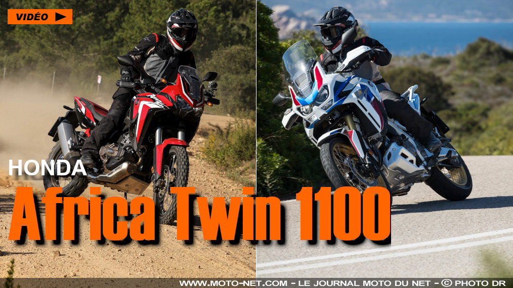 Essai vidéo des nouvelles Africa Twin 1100 standard et Adventure Sports