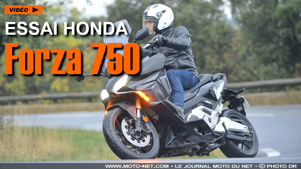 Essai vidéo MNC du scooter Honda Forza 750 2021