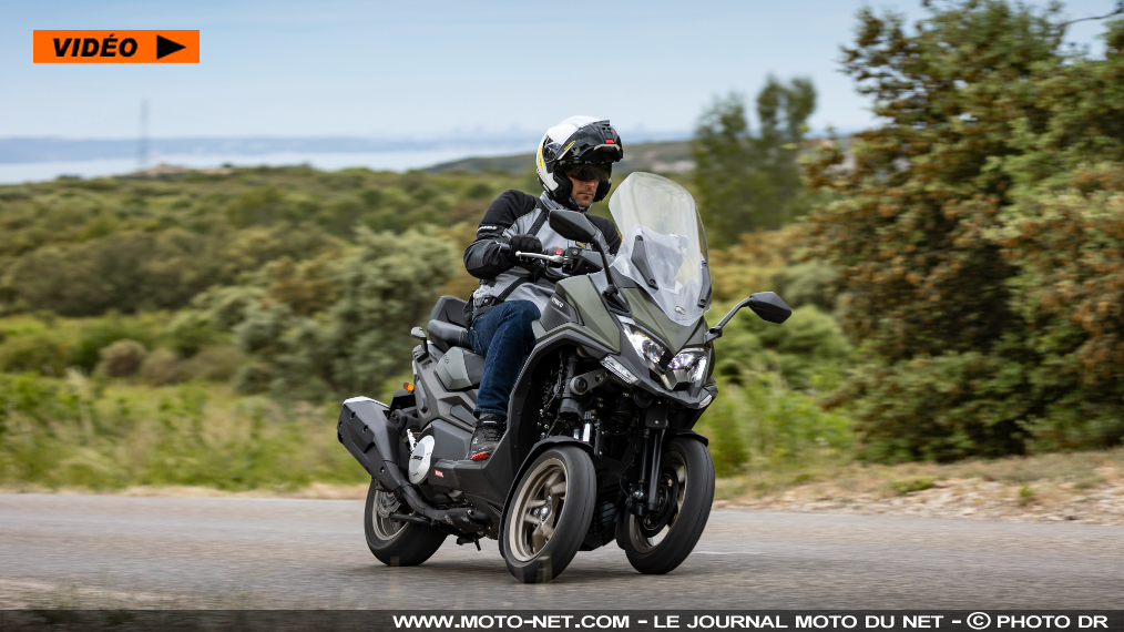 Essai vidéo scooter à trois-roues Kymco CV3