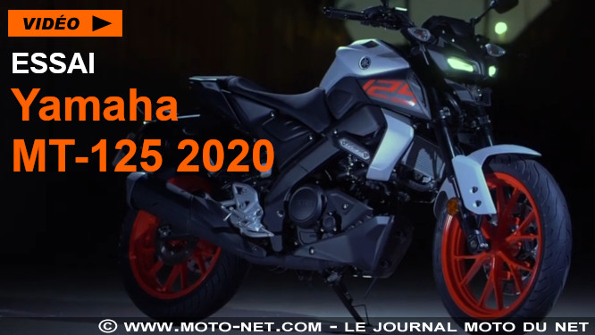 Essai vidéo de la nouvelle Yamaha MT-125 2020