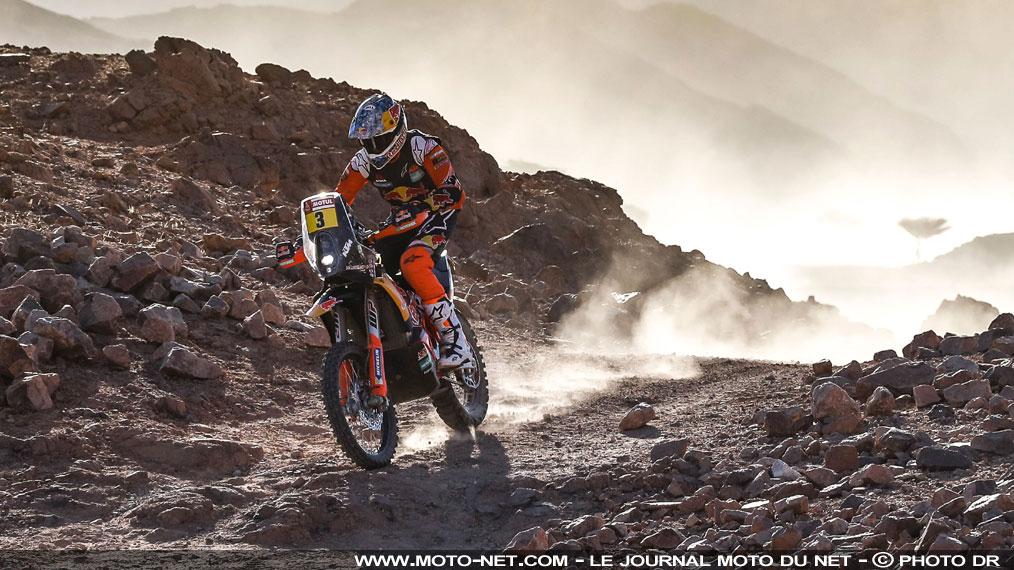 Dakar moto étape 4 : Sunderland déclassé au profit du pilote Honda Cornejo [MAJ]