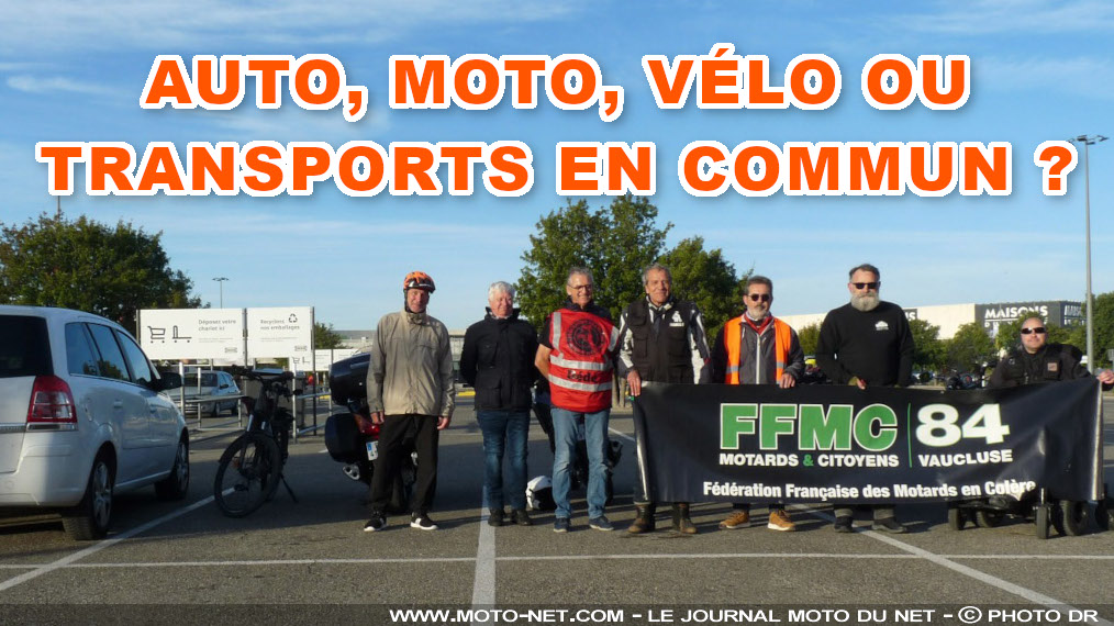 La moto reste le moyen de transport le plus efficient au quotidien

Tous les deux ans, la fédération des associations de motards européennes (FEMA) invite ses membres à effectuer des tests de mobilité urbaine. Les antennes FFMC 84 et 69 par exemple, viennent de comparer les efficiences de la moto, de l'auto, du vélo et des transports en commun. Et le vainqueur est… évident.
