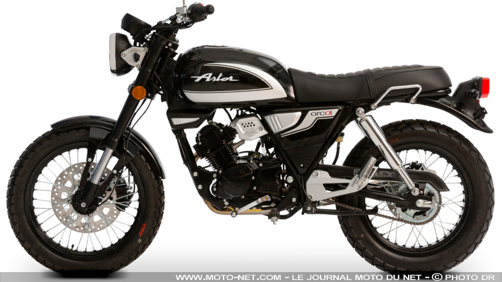 Fiche technique moto Orcal Astor 3 125 de 2025
