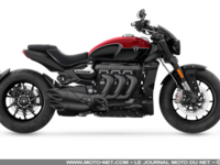 Fiche technique moto Triumph Rocket 3 R et GT 2024