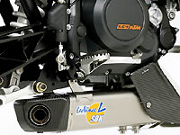 Silencieux LeoVince Underbody EVO II pour KTM 690 Duke