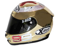 Casque X-Lite X802 or et cristaux Swarovski pour Lorenzo