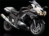 Kawasaki muscle sa ZZR1400 avec le kit Performance Edition