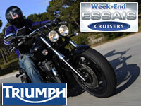 Week-end essais Cruisers Triumph les 18 et 19 mars