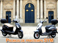 Fêtez le printemps pour 1 euro de plus chez Sym