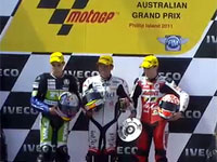 GP d'Australie - 125 cc : Cortese entre les gouttes