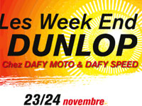 Dafy Moto accorde 15 € de remise sur des pneus Dunlop