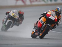 MotoGP Allemagne libres 2 : la pluie n'arrête pas Pedrosa