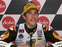 Course Moto 2 en Australie : Marquez champion du monde 2012