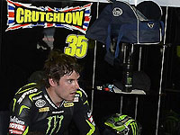 Moto GP Warm up : Crutchlow devant sous la pluie