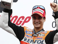 Course Moto GP à Sepang : Pedrosa, même sous la pluie !