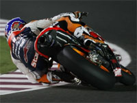 Essais libres 2 Moto GP au Qatar : Stoner confirme