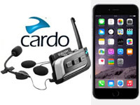 La gamme d'intercom Cardo Scala Rider compatible avec l'iPhone 6