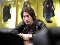 Nicky Hayden au Dainese Store à Paris le 15 mai