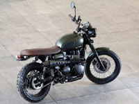 Prépa moto : Scrambler US Army par Triumph Elysée Motor