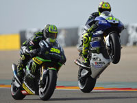 Moto GP Aragon Warm-up : Rossi sort ses griffes !