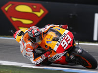 Moto GP Assen Essais FP3 : Marquez fait des étincelles...