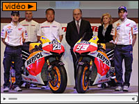 Moto GP : Honda Repsol dévoile ses nouvelles couleurs