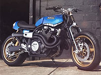 Préparation moto : Yamaha XJR1300 Rhapsody in blue par Keino