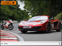 Duel auto-moto : Ducati Panigale S Vs McLaren 12C...