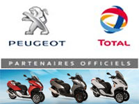Les scooters Peugeot sont aussi ''Total-ment'' lubrifiés