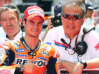 Moto GP Cat W-up : Pedrosa confirme, Rossi chute