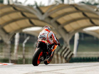 Moto GP Malaisie Warm-up : Marquez mène, la pluie menace