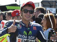  Moto GP Misano - Warm up : Rossi régale ses fans