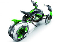 Kawasaki revient au turbo et tente le 3-roues électrique