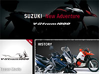 Un mini-site internet pour la Suzuki DL1000 V-Strom 2014