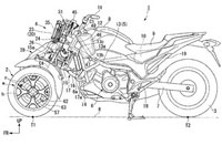 Honda envisage une moto NC750 à 3 roues
