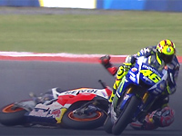 Course Moto GP Argentine : Marquez bute sur Rossi