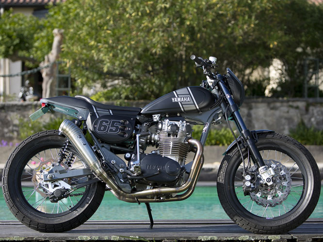 Prépa moto : la XS650 de Stéphane Peterhansel