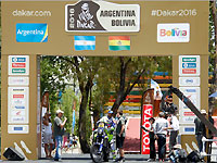 Dakar moto - étape 1 : mauvais départ à Buenos Aires...