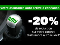 Entre 10 et 20% de réduction sur l'assurance moto chez AMV