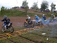 Menaces sur le terrain de moto-cross de Munster